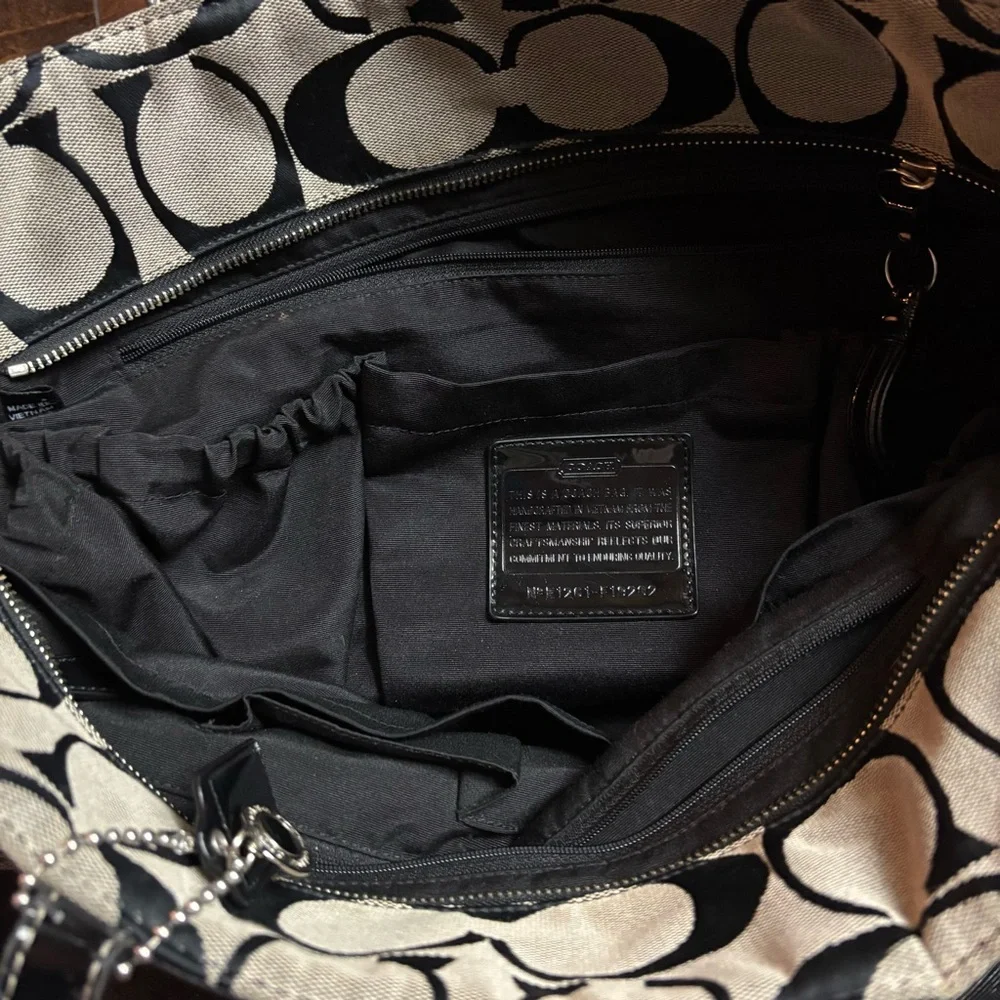 Coach Signature Extra Large Diaper Bag